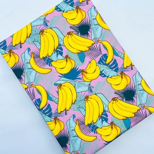 SUMMER BANANA PLANT | Fruit and Flora Wrapping Paper Gift Thick Sheets Christmas Birthday 19x27&quot; Sheets