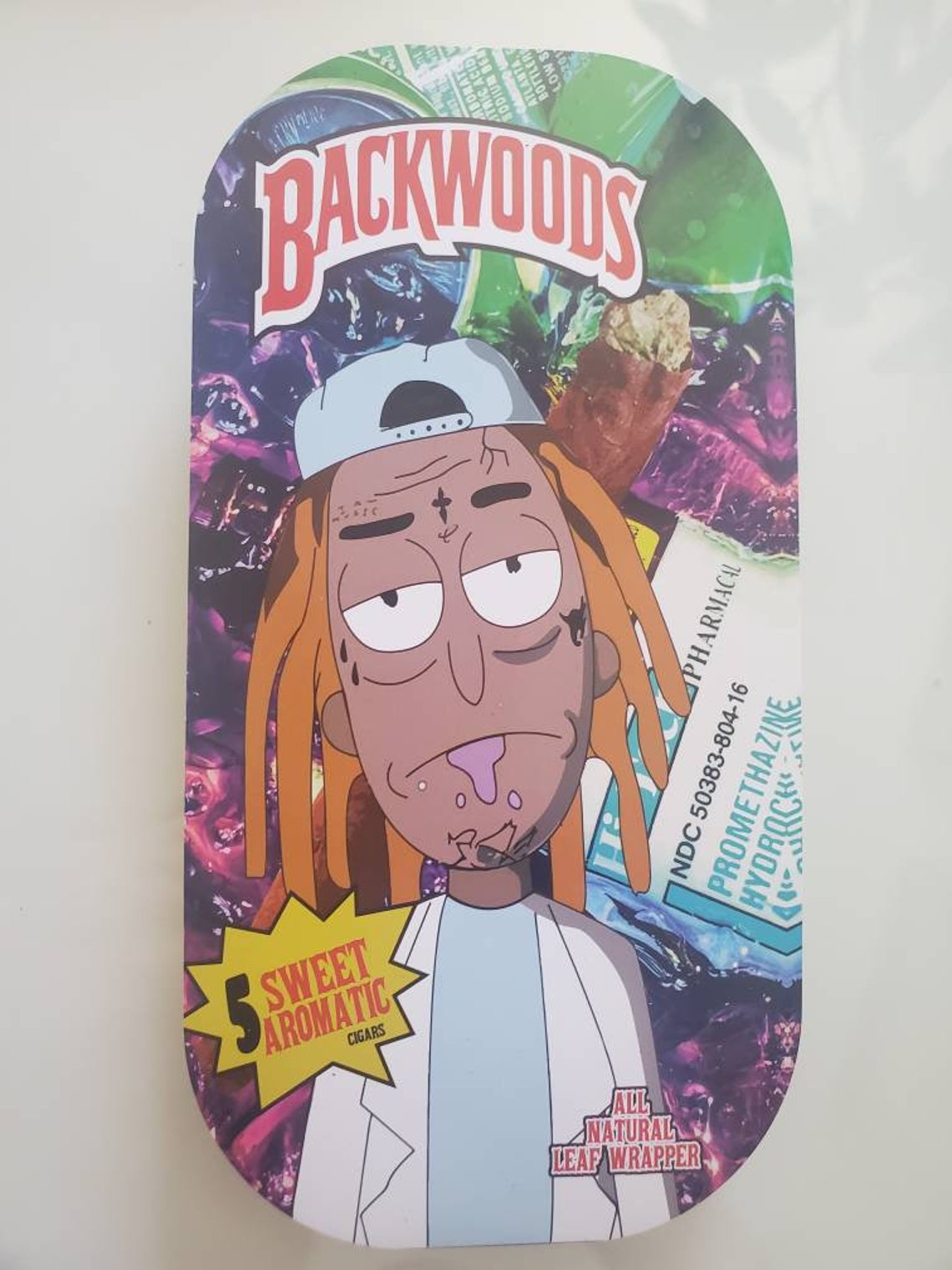 Rolling Tray Lil wayne Rick lid backwoods Etsy