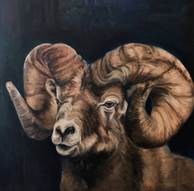 Ram Giclee Ink Print