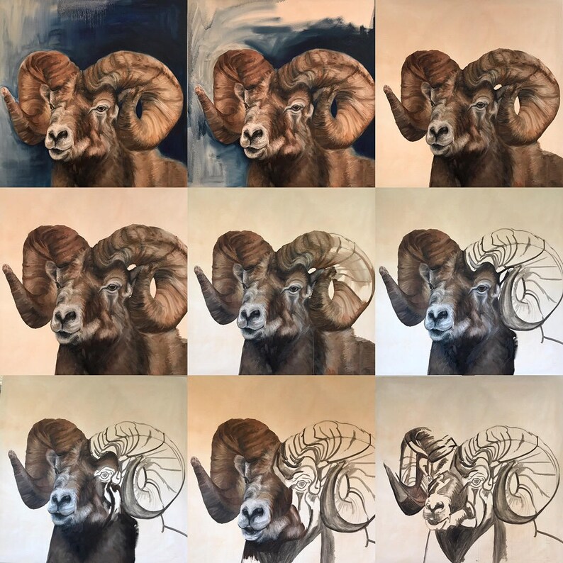 Ram Giclee Ink Print