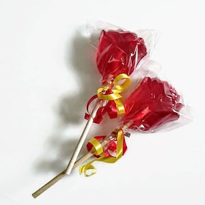 Wedding Favours, Lollipops, Red Roses, Rose Favours, Beauty and The Beast, Party Favours, Lovely Lollies, Wedding, Party Bag Gifts