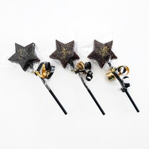 15 Star Shaped Lollipops, Party Favours, Fairy Party Favours, Wizard Party, Magic Wand, Star Lollies, Party Bag Gifts, Candy Cart Sweets image 6