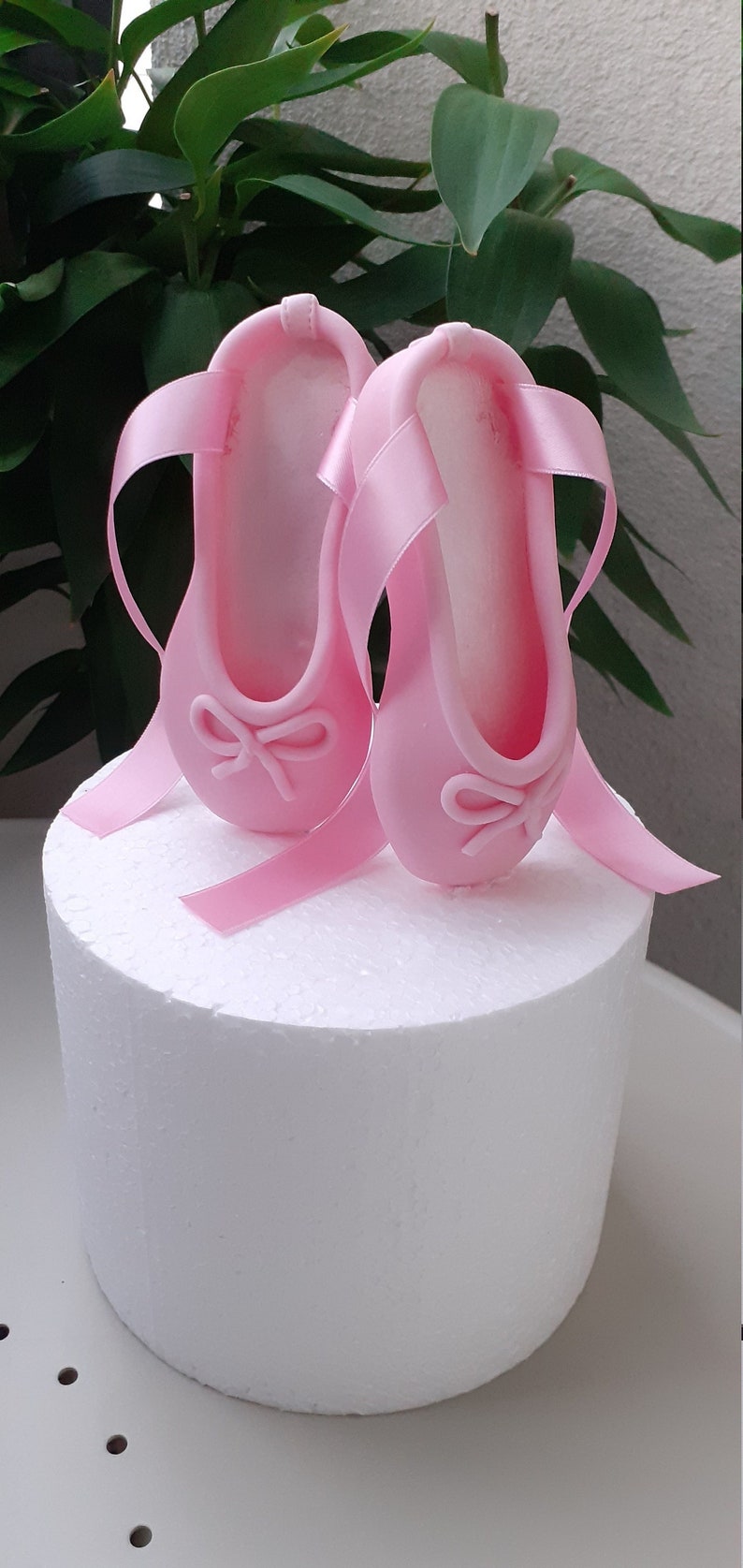 Fondant Gumpaste Ballerina Shoes Cake Topper Sugar Decoration Etsy