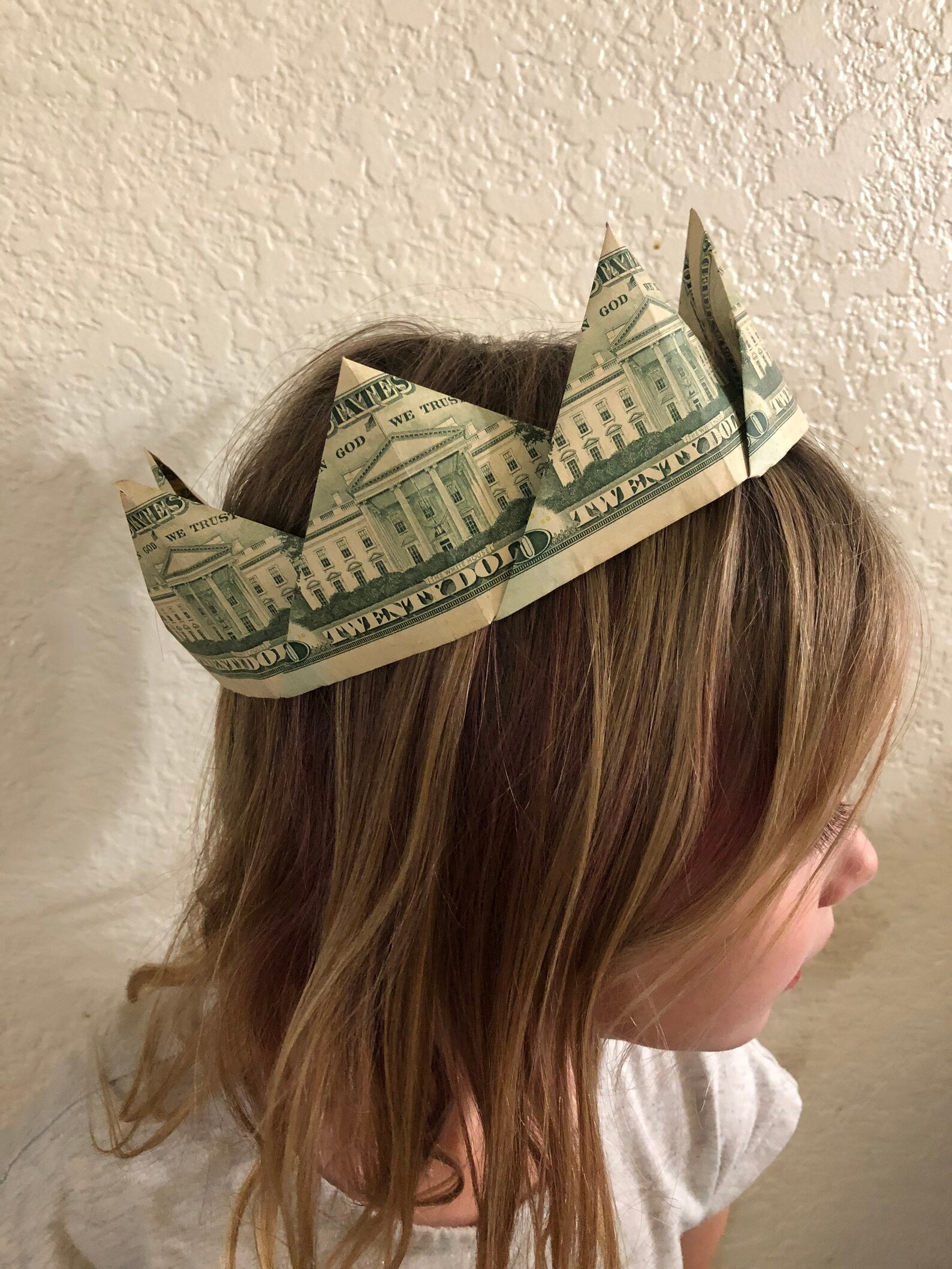 Money crown graduation gift cash gift high school Etsy