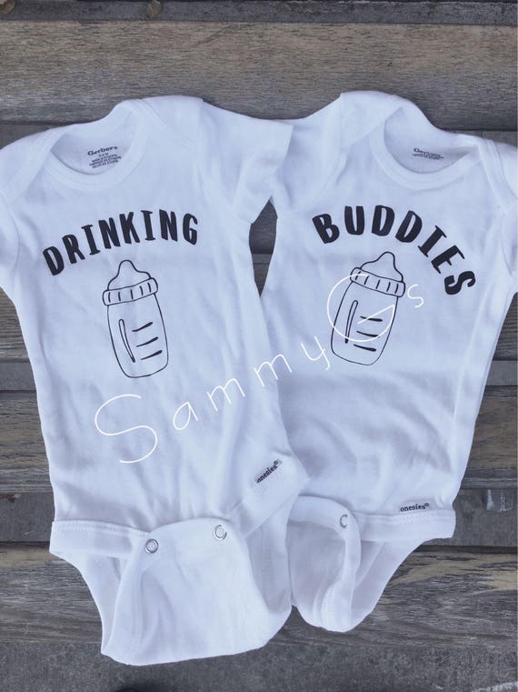 drinking buddies onesies
