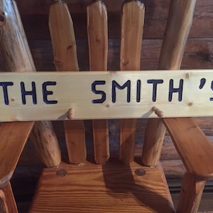 Handcrafted Wooden Personalized Coat/Sign/Hat Rack