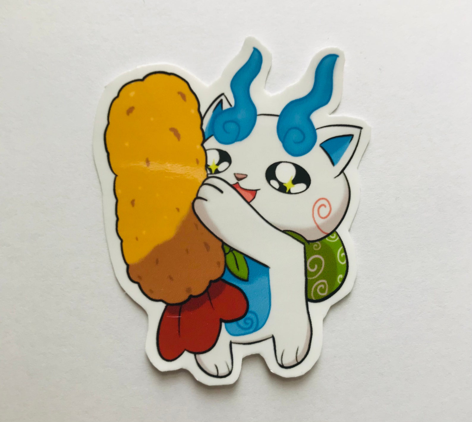 Yokai Watch komasan and jibanyan stickers Etsy