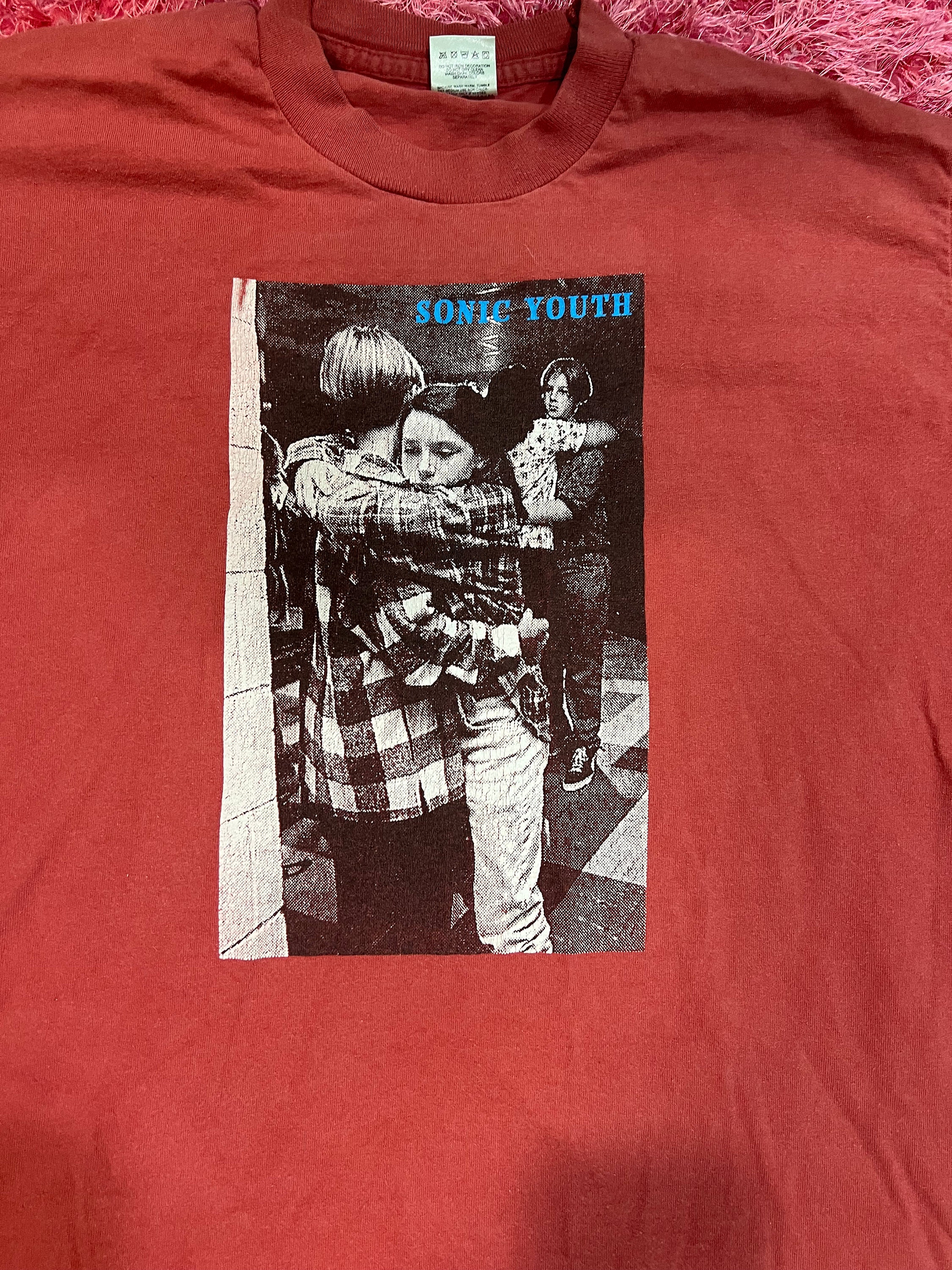 トップス Sonic youth dancing kids vintage tee VTG Sonic Youth Original Dancing Kids T-shirt, Large - Etsy