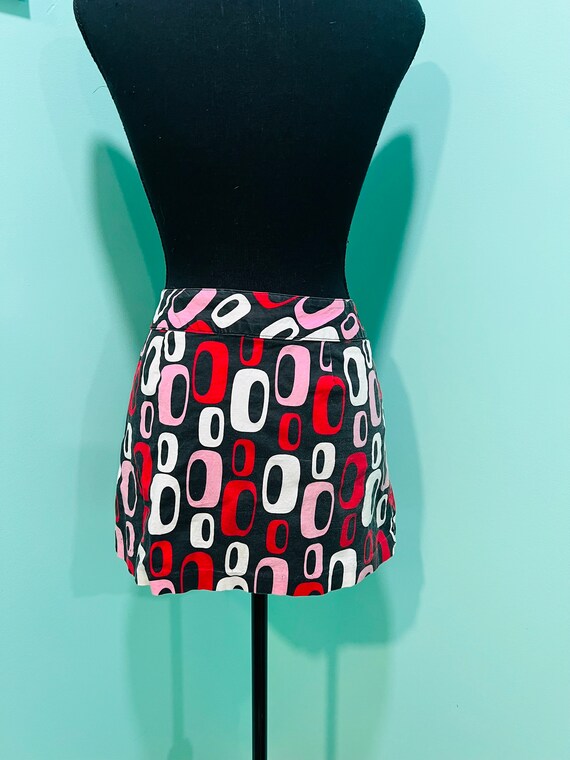 Retro 60s Style Groovy Mod Geo pattern skirt - image 4