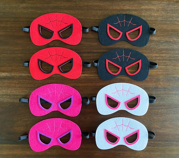 Party Pack!You Pick Color/Number! Super hero Masks,Kids Superhero Masks Costume,Superhero Birthday,Spider and Friends Birthday Party Favors