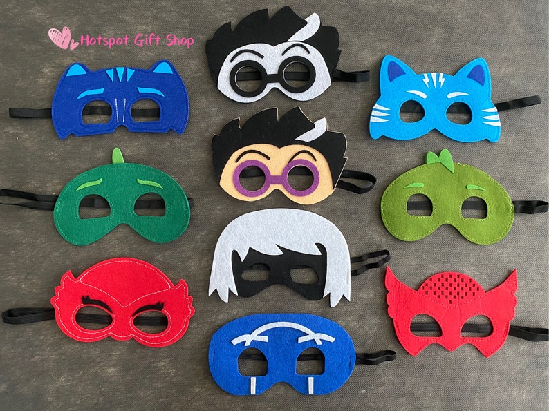Ready to ShipPJ masks inspired cape and mask set PJ masks | Etsy