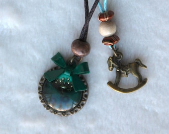 Necklace 2 pcs, Necklace for BJD dolls or Smart doll dolls