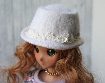 Hut für smartdoll und BJD Puppen iplehause 1/3 (für Puppe 62 - 65 cm/24-27 inch) Kopfumfang 23 bis 26 cm