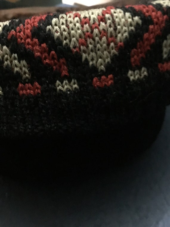 Men’s 1950’s wool cap with knit ear warmer - image 5