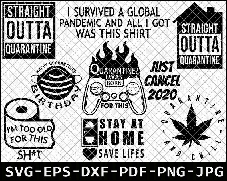Download Quarantine Svg Bundle Peace Love Sanitize Svg Stay Safe Svg | Etsy