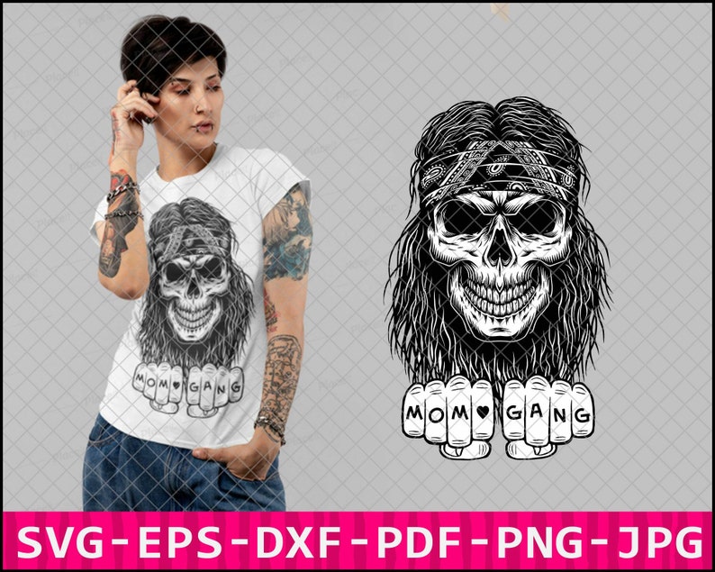 Download Mom life SVG Messy bun skull svg Mom life Bundle ...