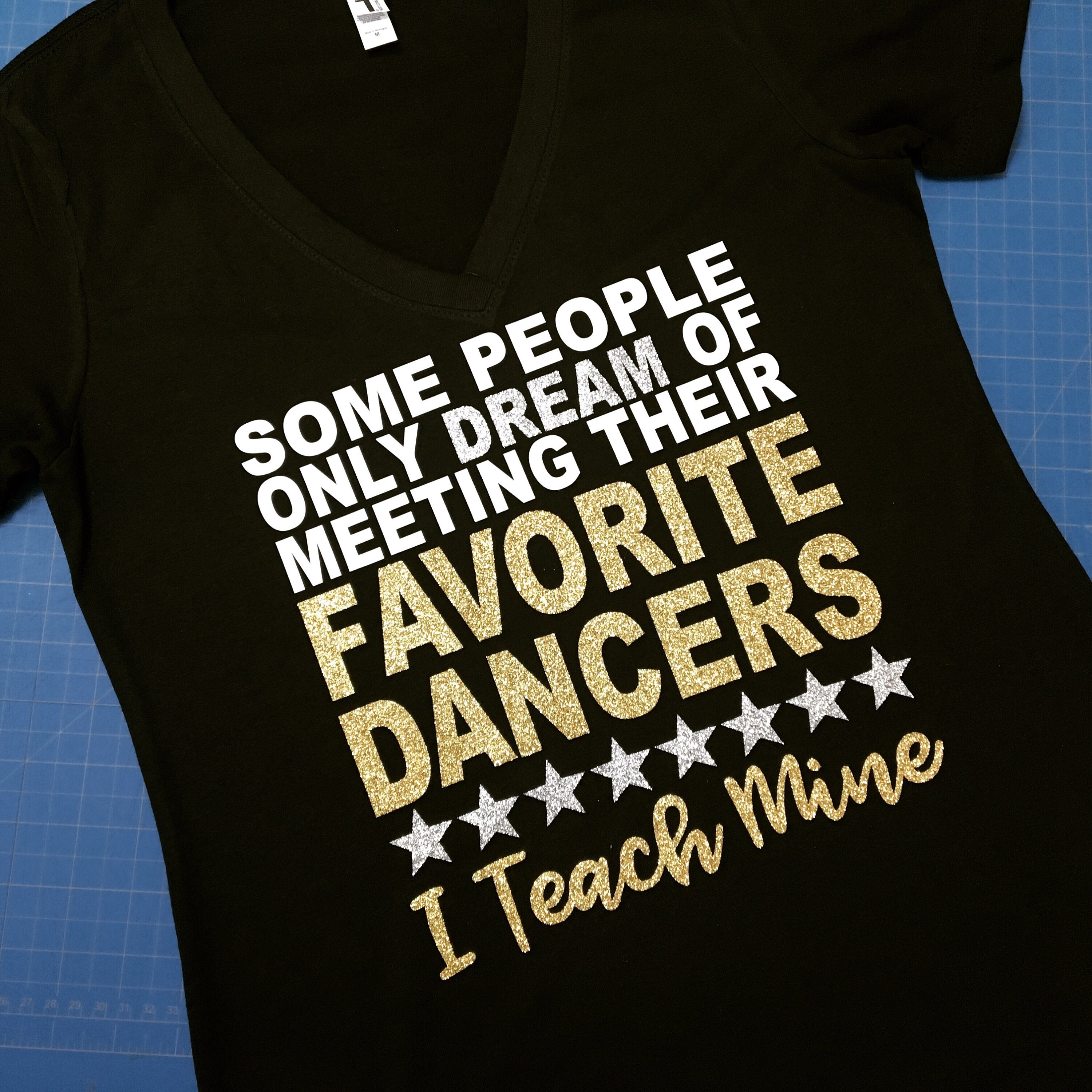 T-shirt for Dance Coach. Letters on 