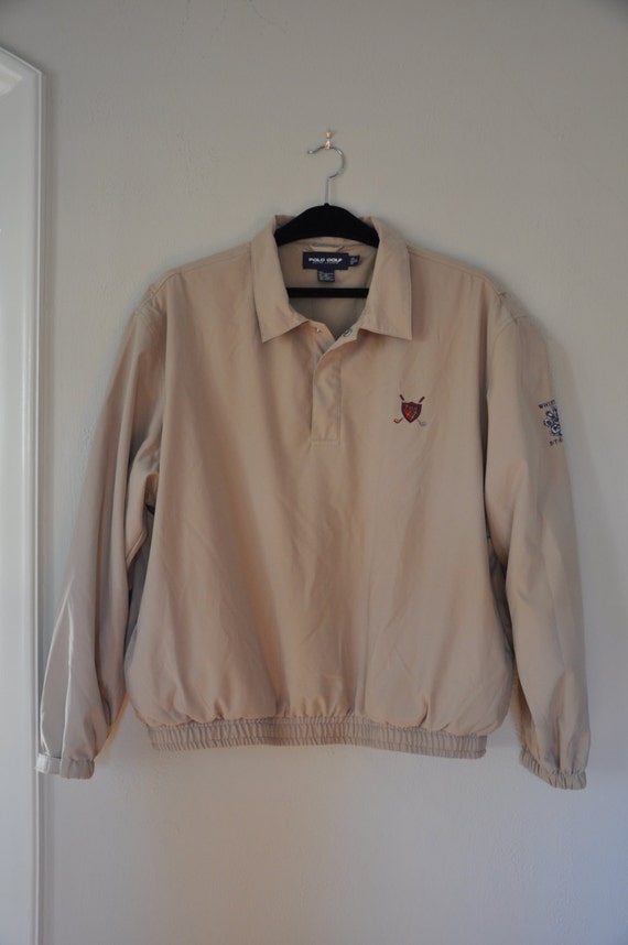 polo golf pullover windbreaker