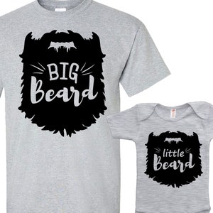 Matching Father And Son Shirts Daddy And Son Gifts Clothing Dad And Son Tshirt Matching Set Baby Daddy And Me Husband Beard Outfits Bodysuit