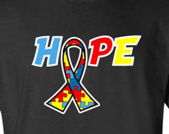 HOOP Autisme Bewustzijn T-Shirt Autistische Support Shirt Autisme Gifts Autisme TShirt Puzzel Lint Autisme Tee Mens Ladies Youth Tee - JM74