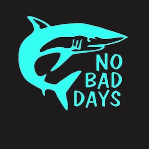 NO BAD DAYS® Mako Shark Calcomanía
