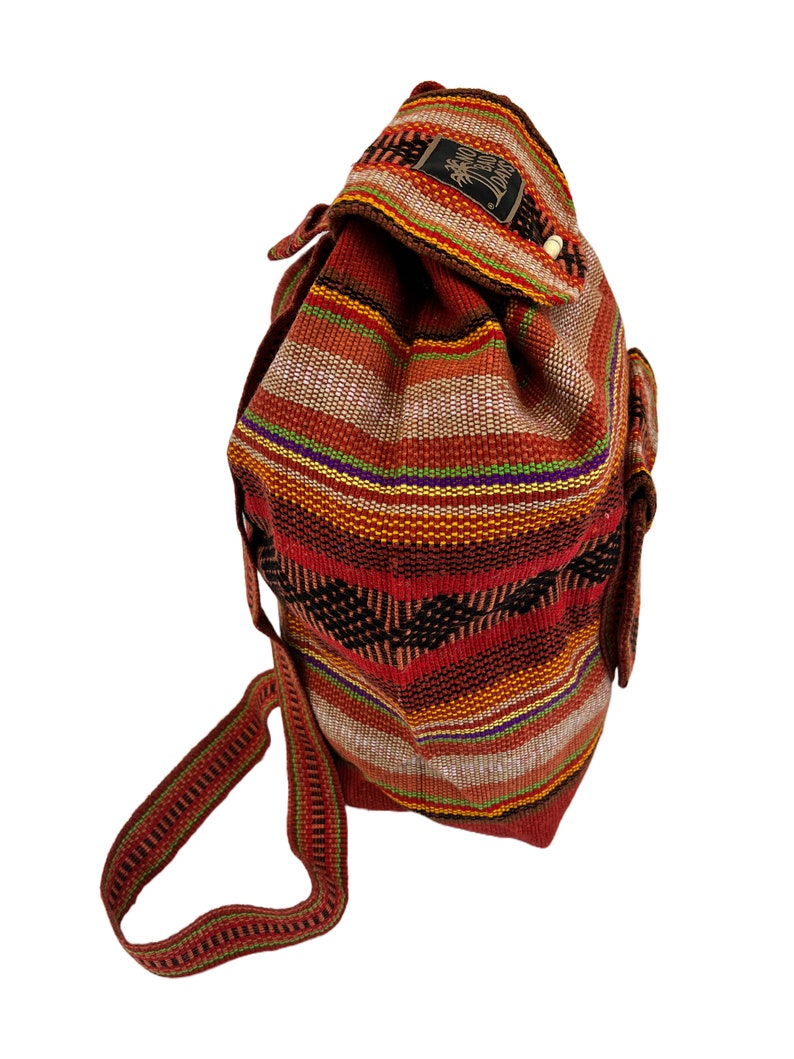 NO BAD DAYS ® Baja Backpack Mexican Bag Hand Made Book Bag Etsy