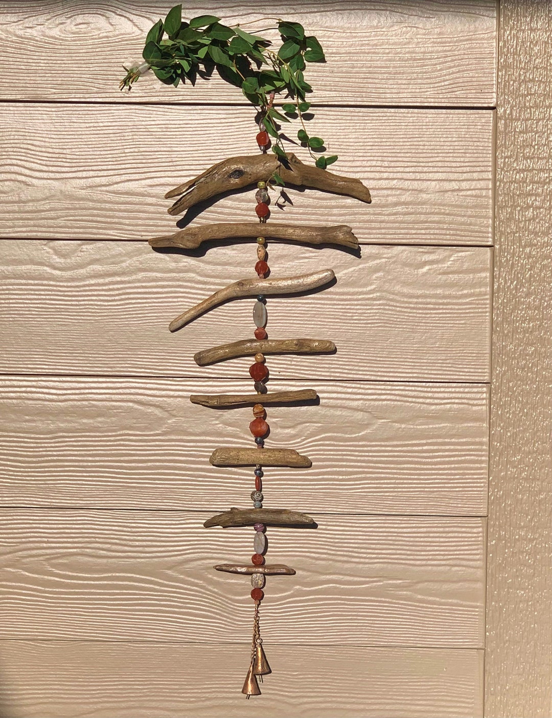 Driftwood Spinner. Valhalla Ladder With Bells Etsy