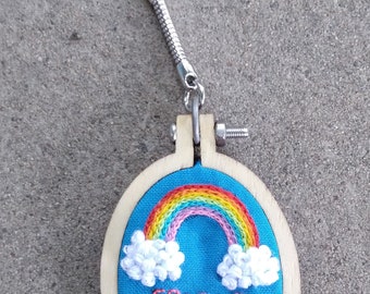 Friend of Dorothy- Hand Embroidered Keychain