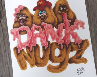 Dank Nugz 8" x 10" Giclee Art Print