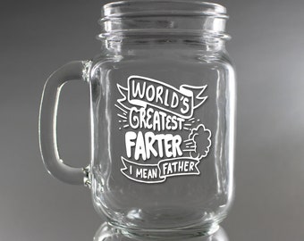 World's Greatest Farter Jar, Funny Dad, Gift For Dad, Husband Gift, Fathers Day Gift, Gift From Daughter