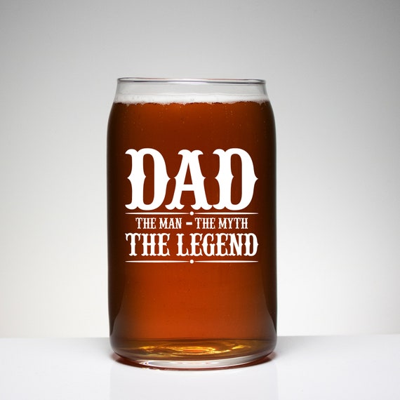 Lavish Last Name Personalized 16 oz Beer Can Glass
