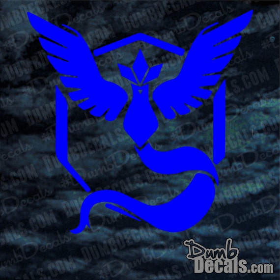 Sticker Articuno Pokemon go Team Mystic Decal