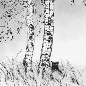 Wenskaart, "In This Place" van Maggie Vandewalle, blanco kaart 5 x 7 inch, envelop
