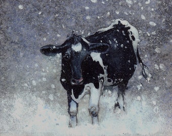 DICONTINUED Grußkarte "Barnward" von Maggie Vandewalle 13" x 18" Blankokarte, Umschlag"
