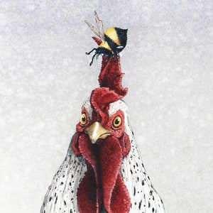 Rupture de stock Carte de voeux, surprise par Maggie Vandewalle, carte vierge de 5 x 7 po. avec enveloppe