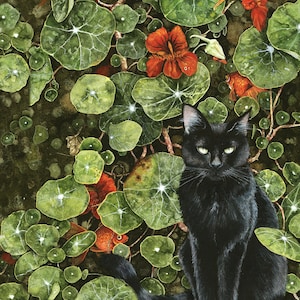 Impresión en acuarela, "The Stuff of Daydreams" de Maggie Vandewalle. Impresión de 20 x 25 cm con paspartú para un marco de 28 x 35 cm.