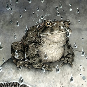 Biglietto d'auguri, "Rainy Days and Mondays" di Maggie Vandewalle 5" x 7" biglietto con busta