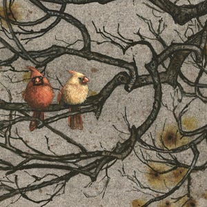Biglietto d'auguri "Antenati" di Maggie Vandewalle, biglietto vuoto 5" x 7", busta