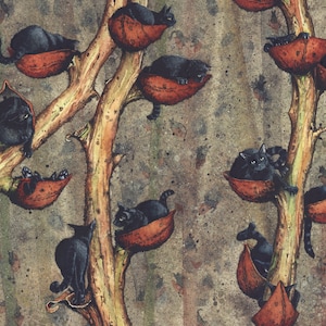Biglietto d'auguri "Catkins" di Maggie Vandewalle, 13 x 18 cm, busta