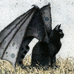 DISCONTINUED Watercolor Print, "Waiting", by Maggie Vandewalle, 8" x 10" matted to fit an 11" x 14' frame