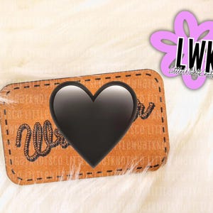 W Brand Logo Patches, Bow Centers, Multiple Colors