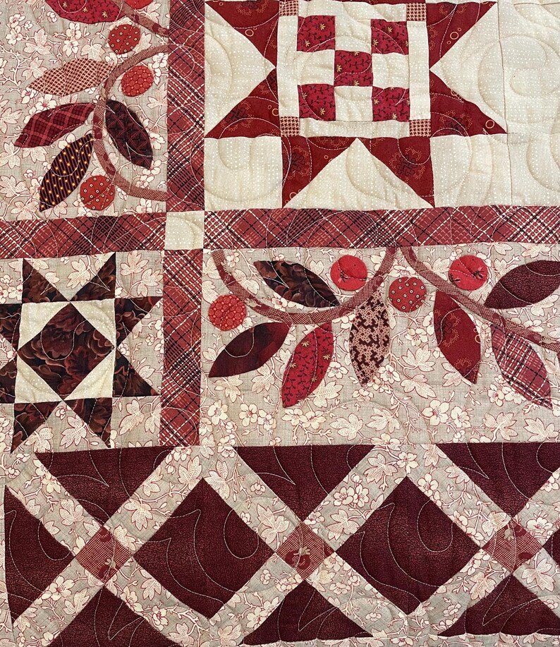 Handmade Ruby Jubilee Quilt - Etsy