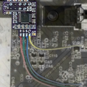 N64 & SNES 1-Chip RGB Mod Platine