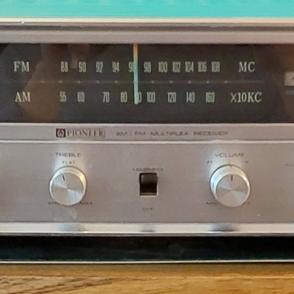 1966 Pioneer SX-34B Receiver, Re-Capped Painted