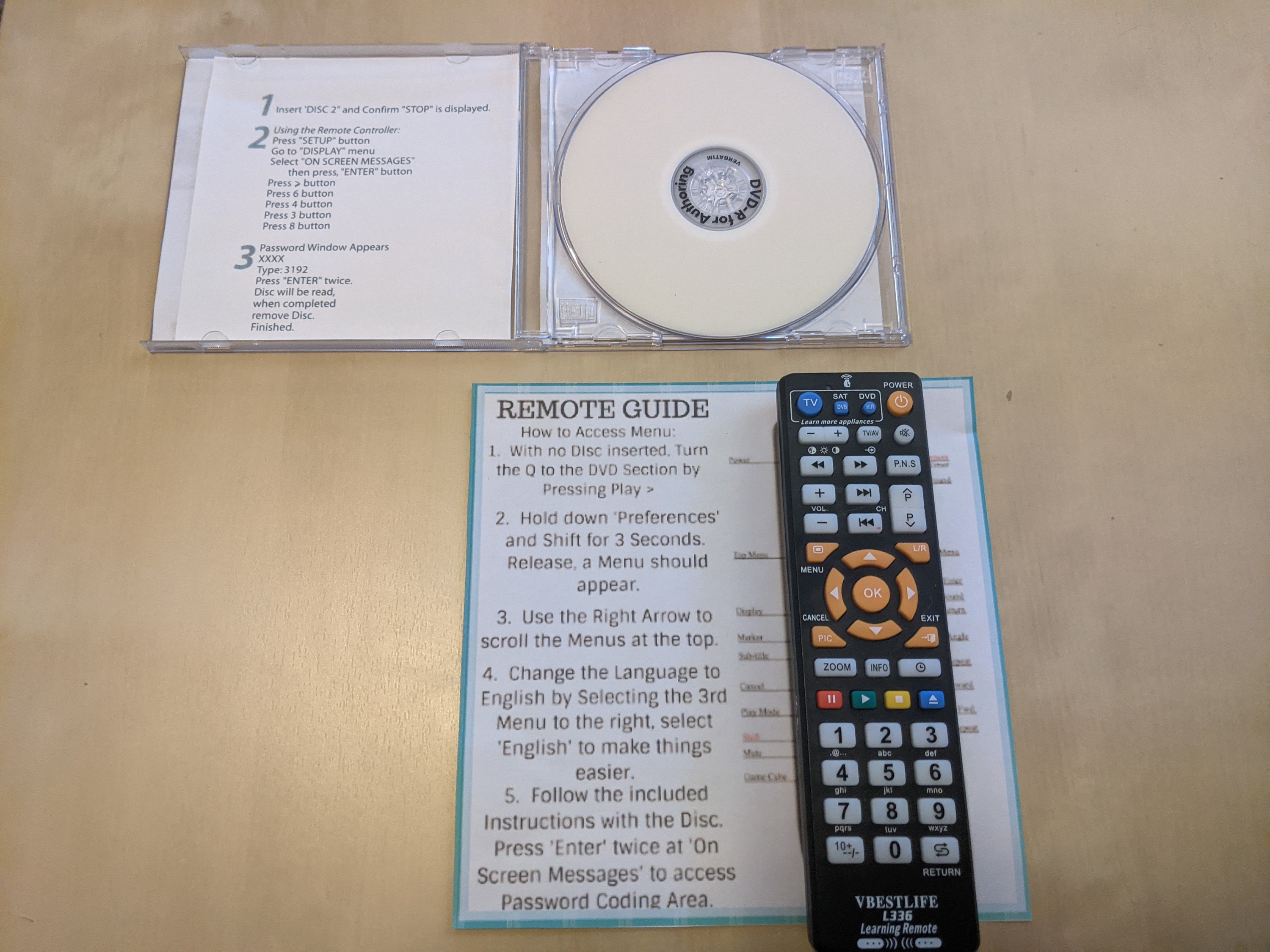 Panasonic Q DVD Region Unlock Kit DVD Etsy