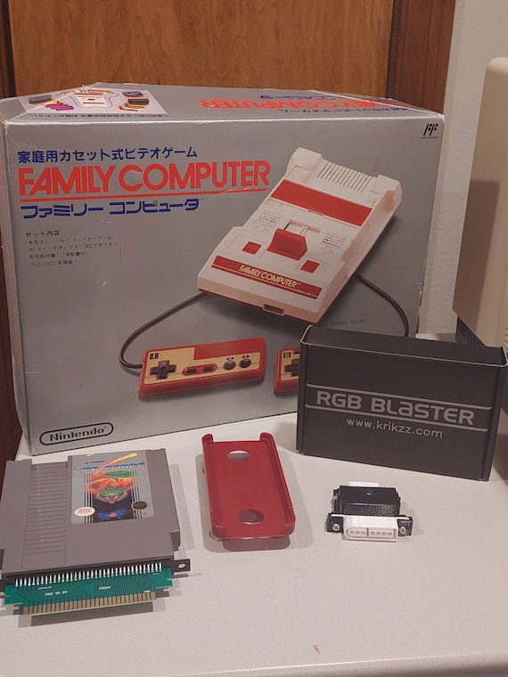 CIB Nintendo Famicom & RGB Blaster, Options 