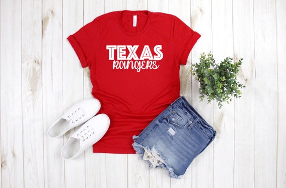 texas rangers t shirts women's