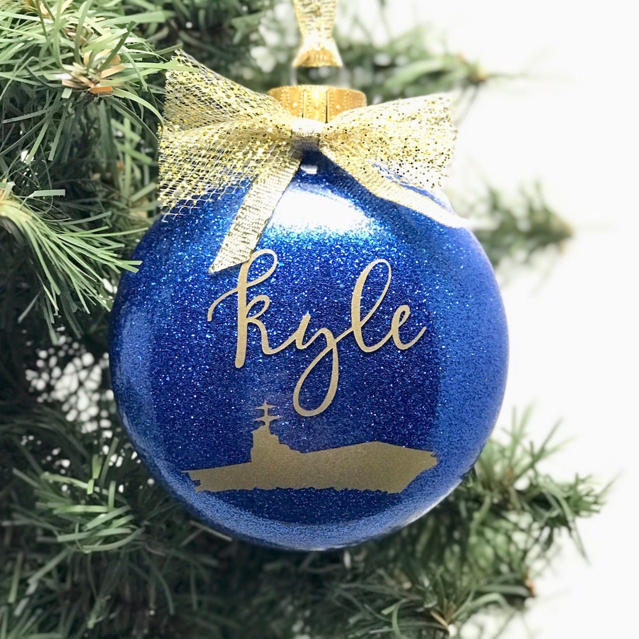 Submarine Ornament Ship Ornament Navy Ornament Personalized Etsy