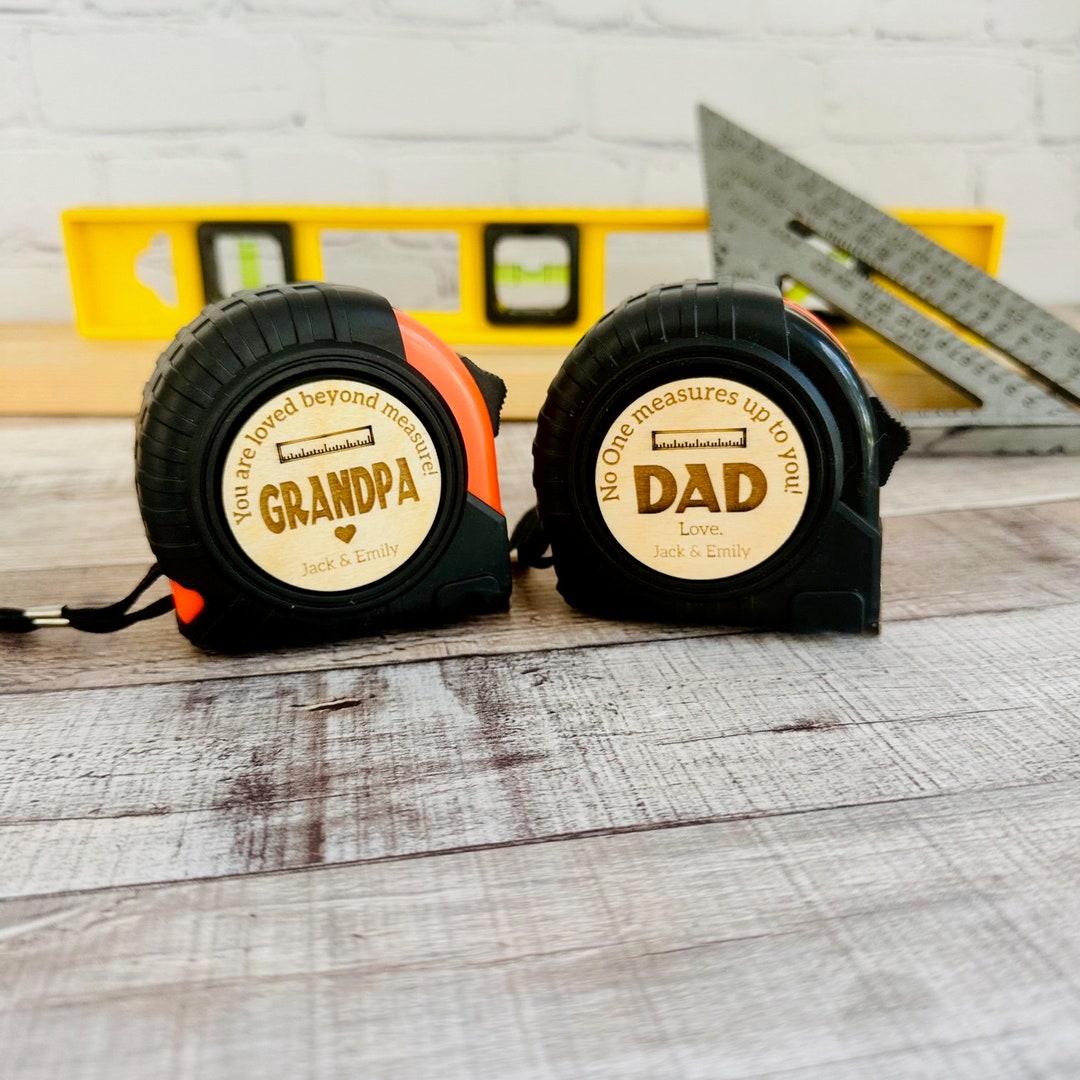 Personalized Tape Measure for Dad, Father's Day Gift, Gift for Grandpa