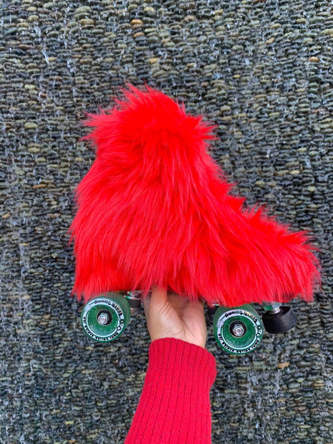 Cherry Bombs Roller Skate Cover Roller Blade Cover Fur Skate Etsy